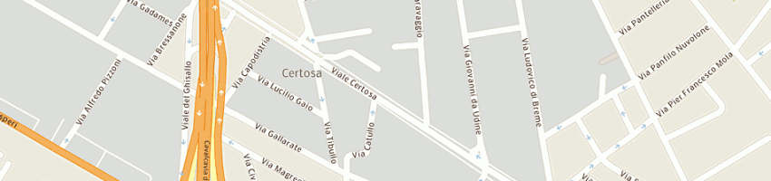 Mappa della impresa odontal certosa snc di beretta guglielmo e filamori mauro a MILANO