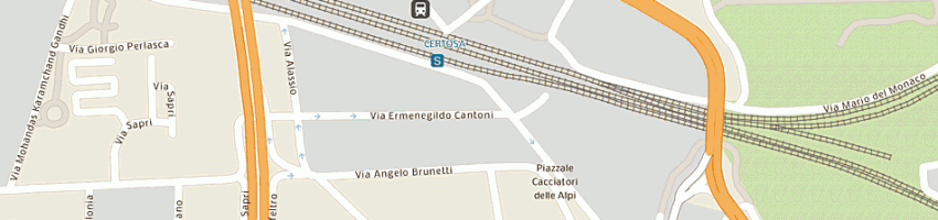 Mappa della impresa emmegi fornitura per interni srl a MILANO