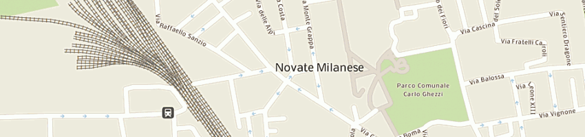 Mappa della impresa zamporri angelo alberto a NOVATE MILANESE