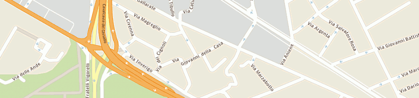 Mappa della impresa moto express srl a MILANO