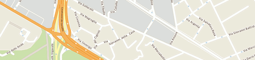 Mappa della impresa b e b srl a MILANO