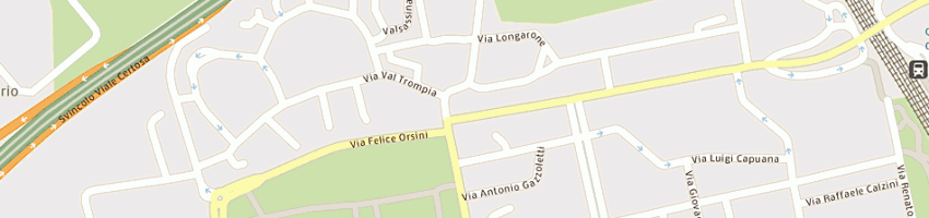 Mappa della impresa azienda speciale farmacia a MILANO