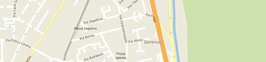 Mappa della impresa iniziative orru' di nello orru' e c a CAGLIARI