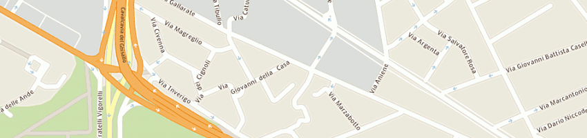 Mappa della impresa air srl a MILANO