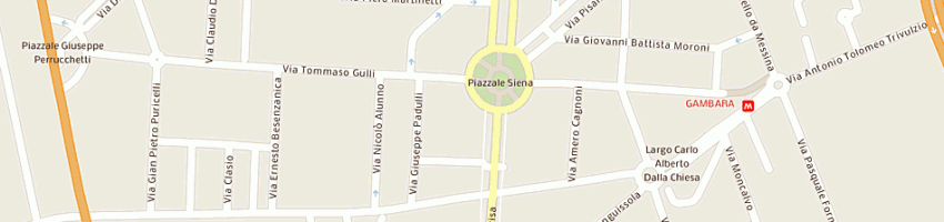 Mappa della impresa mignano t a MILANO