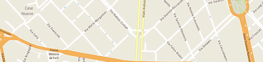 Mappa della impresa ideal car sas di prinzo cono e c a MILANO