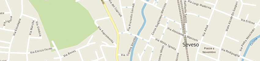 Mappa della impresa cinema politeama a SEVESO