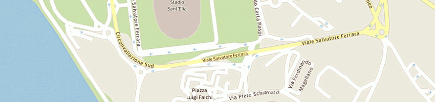 Mappa della impresa corona lupa srl a CAGLIARI