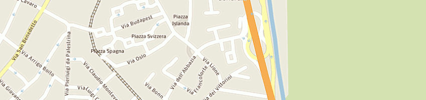 Mappa della impresa supermercati gieffe tre srl a CAGLIARI
