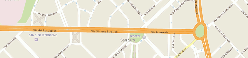 Mappa della impresa chiese cattoliche parrocchiali beata vergine addolorata in ssiro a MILANO