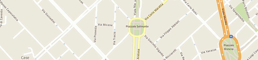 Mappa della impresa bar franco di amoroso francesco a MILANO