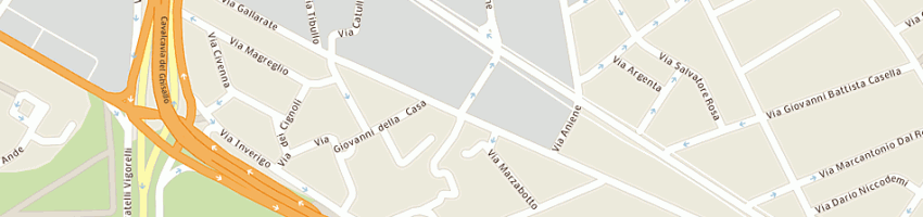 Mappa della impresa carrozzeria minerva (sdf) a MILANO