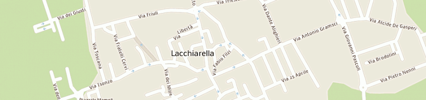 Mappa della impresa trattoria monte grappa a LACCHIARELLA