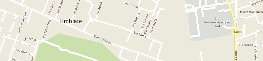 Mappa della impresa brenna alessandro clemente a LIMBIATE