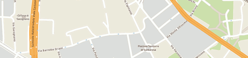 Mappa della impresa zero zero uno srl a MILANO