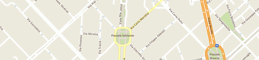 Mappa della impresa cursio vincenzo a MILANO