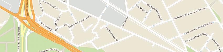 Mappa della impresa bertoni roberto a MILANO