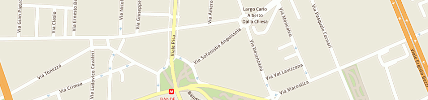 Mappa della impresa colaci giusy agnese a MILANO