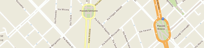 Mappa della impresa amabile giuseppe a MILANO