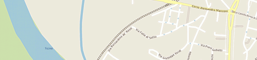 Mappa della impresa lou - lou sdf di comuni se finotti g a PAVIA