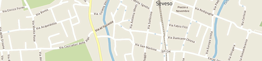 Mappa della impresa termotecnica snc di pizzolato t e c a SEVESO