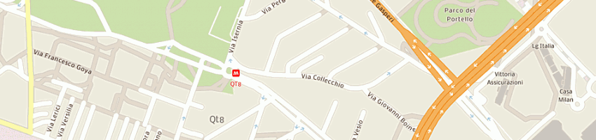 Mappa della impresa il volo - srl a MILANO