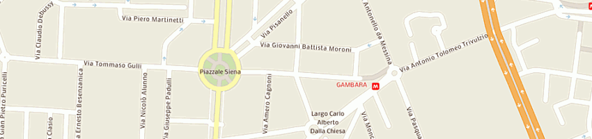 Mappa della impresa rossetti patrizia a MILANO