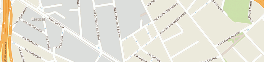 Mappa della impresa musani srl a MILANO