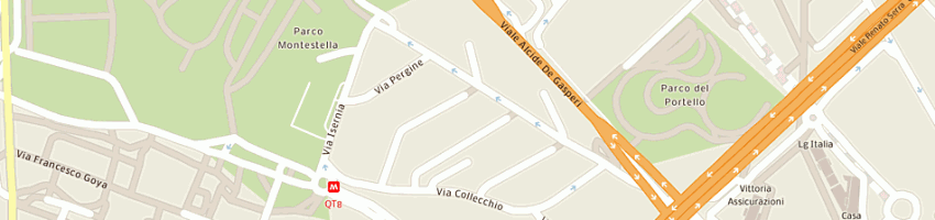 Mappa della impresa ibatici hermes a MILANO