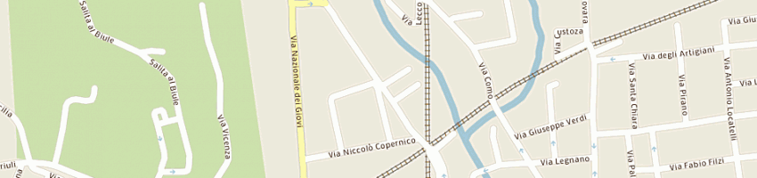 Mappa della impresa vaghi rag luca a CESANO MADERNO