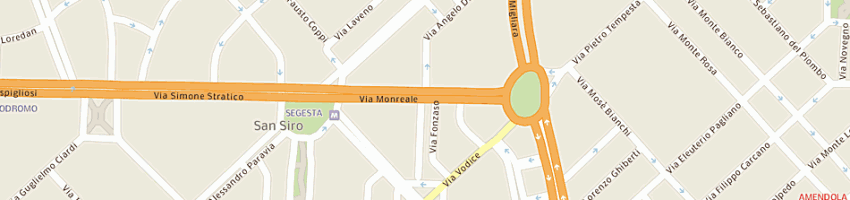 Mappa della impresa gip service srl a MILANO