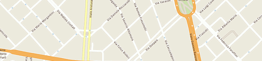 Mappa della impresa malgarini paola a MILANO