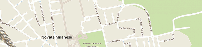 Mappa della impresa ghezzi giuseppe a NOVATE MILANESE