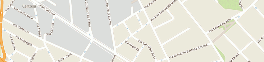 Mappa della impresa bergamini aldo a MILANO
