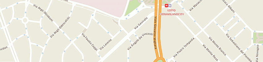 Mappa della impresa hunza di benvenuto cestaro e c sas a MILANO