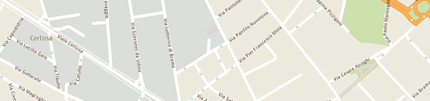 Mappa della impresa plaisir a MILANO