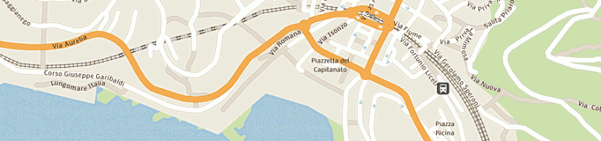 Mappa della impresa bagni marina stabilimento balneare a RECCO