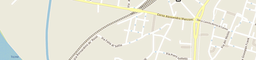 Mappa della impresa fabbris fiorenzo a PAVIA