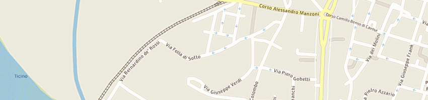 Mappa della impresa ibis sas di veronesi giulio e c a PAVIA