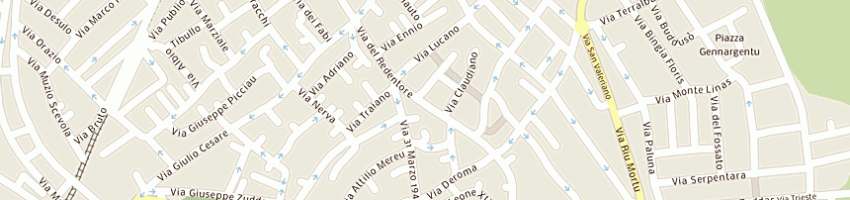 Mappa della impresa alby moda di argiolas roberta a MONSERRATO