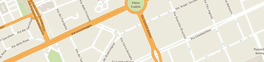 Mappa della impresa cortellazzi andrea a MILANO