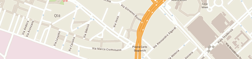 Mappa della impresa condominio di via bertinoro 9 a MILANO
