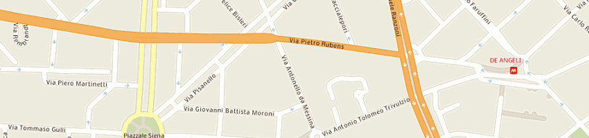 Mappa della impresa forward sas di alberto moretto e c a MILANO