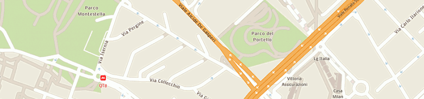 Mappa della impresa marchesi gaetano a MILANO