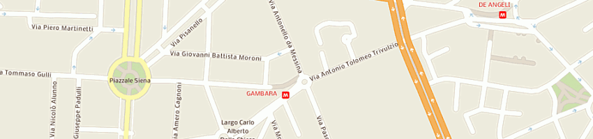 Mappa della impresa di gianni maria a MILANO