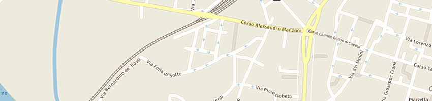 Mappa della impresa zanotta luigi ed attilio snc di zanotta attilio a PAVIA