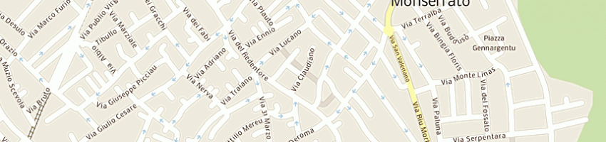 Mappa della impresa de montis rosalba a MONSERRATO