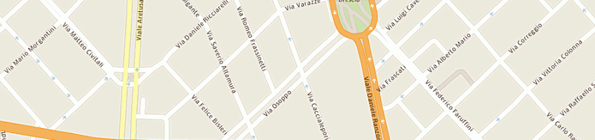 Mappa della impresa tobe di fausto domenico tosi e c a MILANO