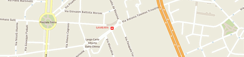 Mappa della impresa gmp srl a MILANO