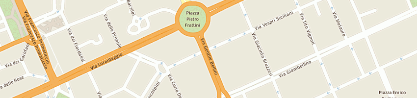 Mappa della impresa rainbow viaggi a MILANO
